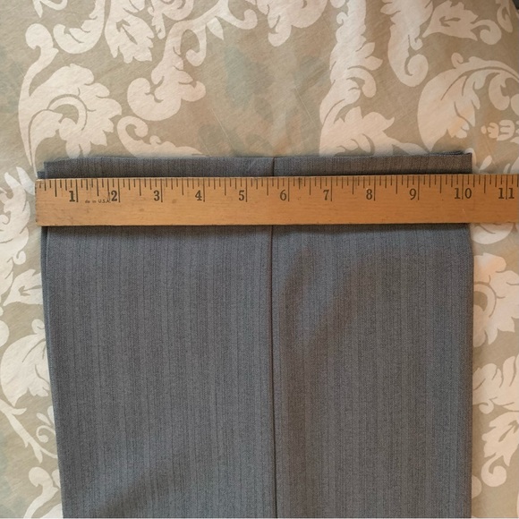 ALFANI Trouser Pants ~SIZE 8 ~Gray Subtle Stripe ~Work Wear, Academia, Classy - Picture 10 of 12
